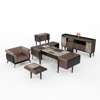 Office furniture Luxury desk filing cabinet Office cabinet New Modern set