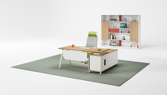 Office furniture office table corner desk office desk worktable white
