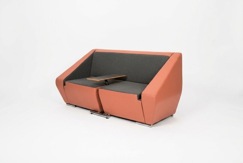 Office furniture two seater sofa upholstered couch workstation sofas