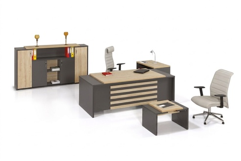 Office set designer study furniture office cabinet desk luxury 3 pcs