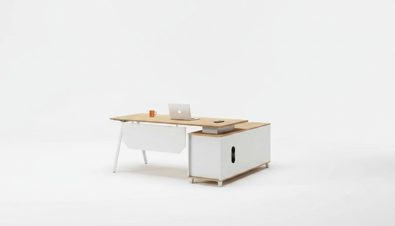 Office desk corner writing desk office table work table white wood modern