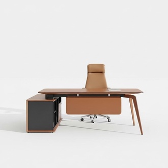 Office work room group set armchair table complete set furniture 2-part facility