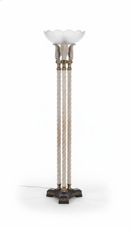 Olympus Standing Fire Lamp Lamp Floor Lamp Sand Lamp Lamps Design XXL