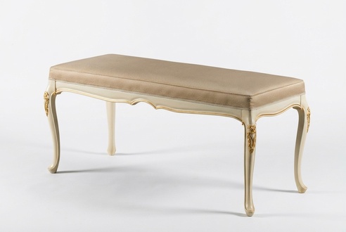 Ottoman Chaise Lounge Bench Textile Designer Stool Footstool Side Stool