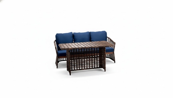 Outdoor furniture garden lounge rattan furniture leisure furniture outdoor furniture table 2 pieces