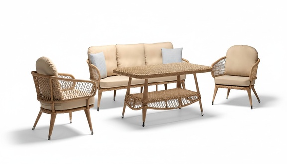 Outdoor furniture lounge furniture garden lounge outdoor furniture sofa couch terrace 4-piece set