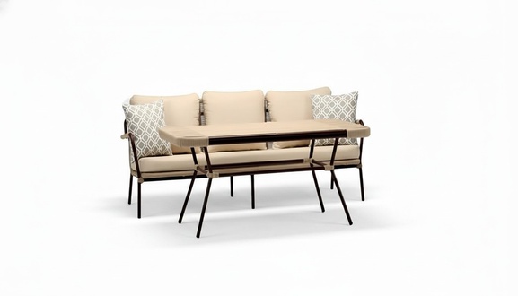 Outdoor furniture rattan furniture leisure furniture outdoor furniture garden lounge table 2 pieces
