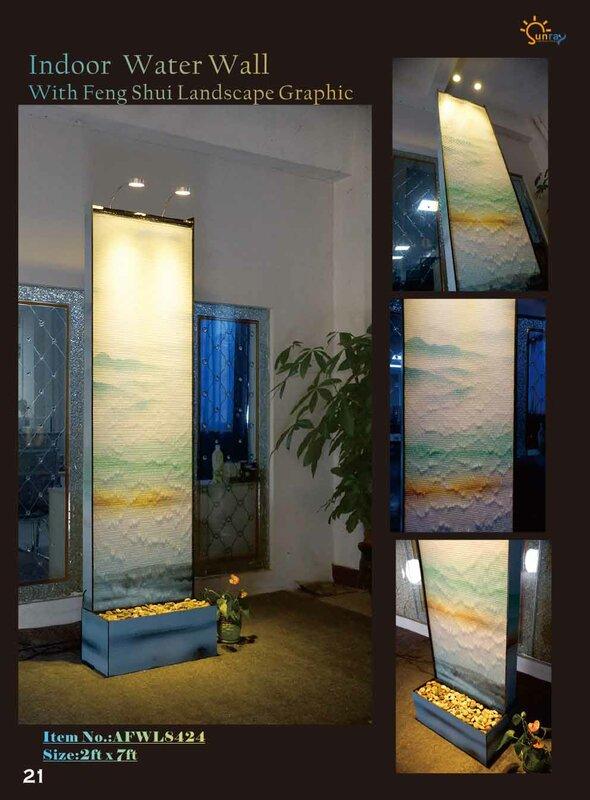 Partition wall water wall column walls Waterwall LED 60x210cm water walls