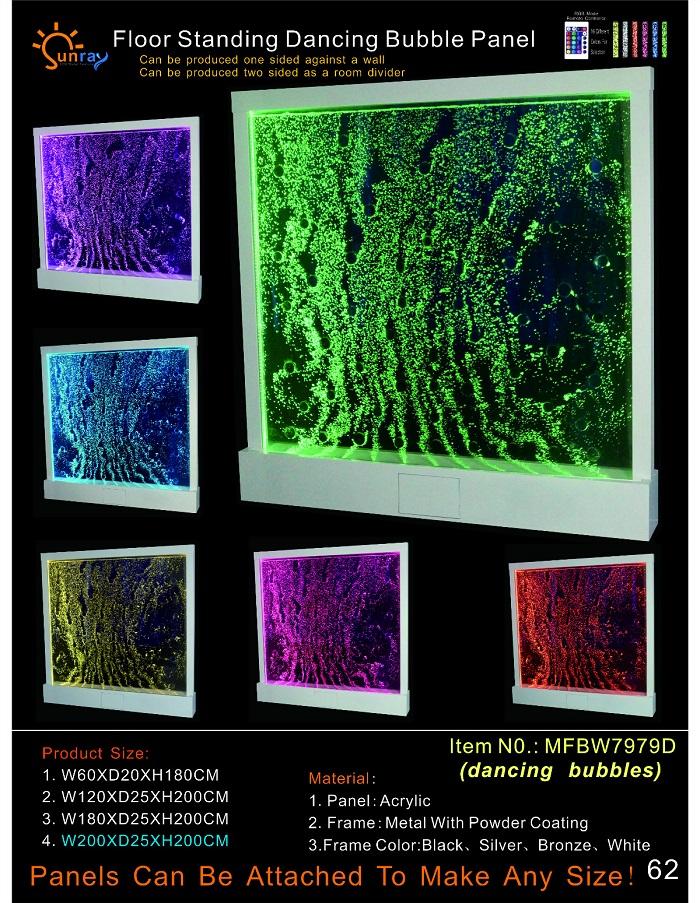 Modern partition water walls water wall column Led partitions 200x200 walls new