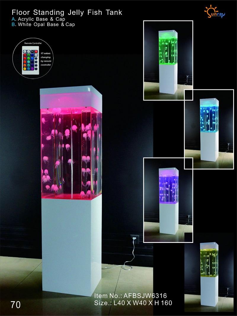 Design Aquarium Water Column Water Column Decoration Jellyfish Water Wall Club New