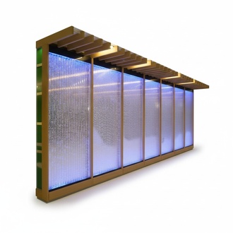 Partition wall shelf cabinet water wall column walls LED 60x240 water walls Waterwall