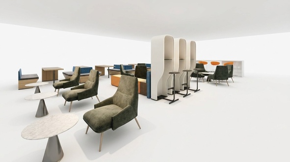 Telephone Booth Padded Partition Padded Furniture Furniture Office Office