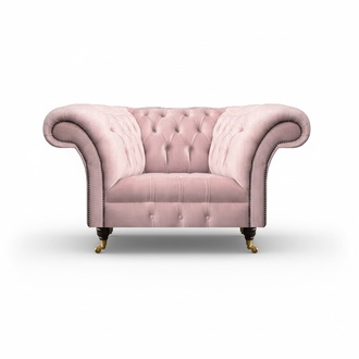 Pink luxury armchair modern armchair Chesterfield fabric textile living room