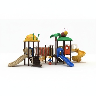 Plastic playhouse outdoor playground large children\'s playground tower