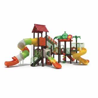 Play tower Slide Outdoor children\'s entertainment Jungle playground Playgrounds