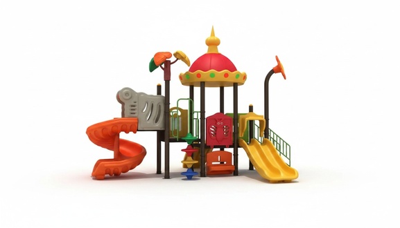 Play tower with slide Playgrounds Garden Children\'s area Climbing tower