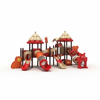 Playground Children\'s play tower with slide Playhouse Customised production