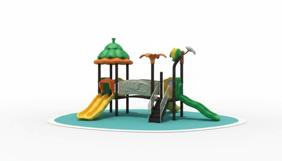Plastic playground Jungle playground tower Outdoor play tower