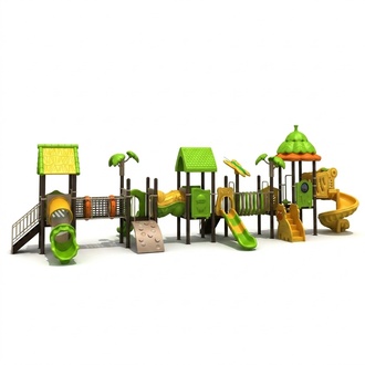 Playground Play tower Slide Climbing tower Tower Playhouse Playground Garden