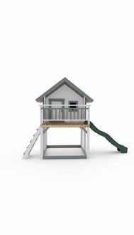 Playground play tower tower tree house swing slide hut children\'s house
