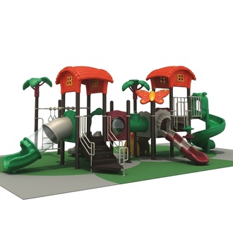 Playground Slide House Playhouse Jungle Type Garden Playground Children\'s Hut