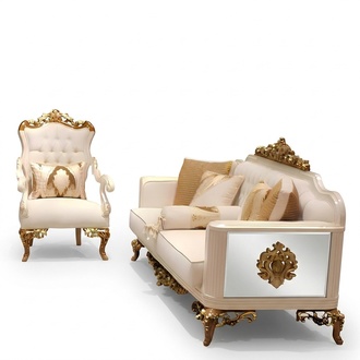Premium Living Room Furniture Set 2x Sofa 3 Seater Modern Living Room