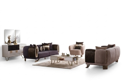 Prestigious 3+3+1 set living room set two sofas and armchairs