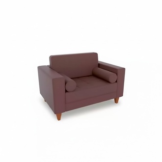 Purple Designer Armchair Office Furniture Furnishing Set Armchair