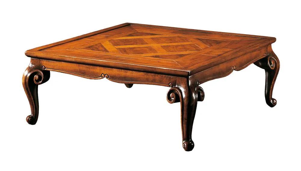 Square Coffee Table Luxury Sofa Side Tables Wooden Table Luxury Hotel Furniture