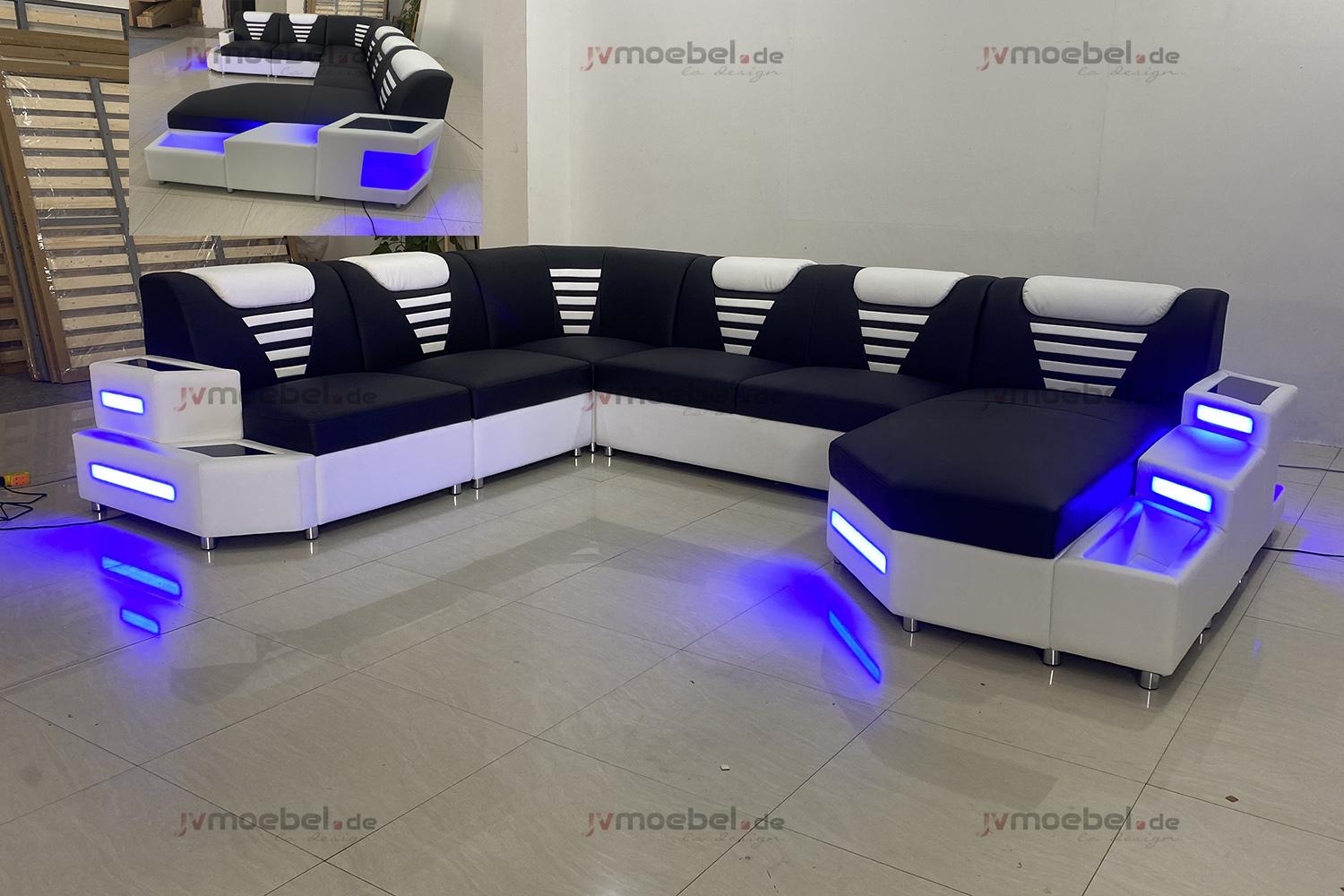Design Modern Sofa Couch Corner Sofa U-Shape Leather Couch Living Room Corner Sofa