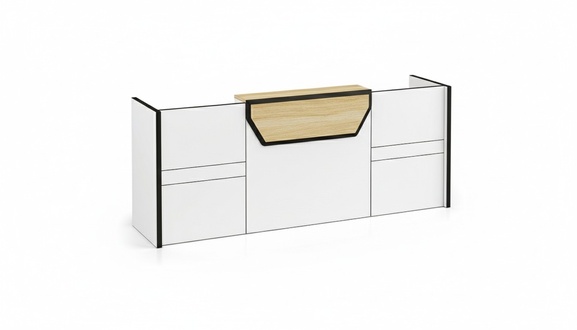 Reception desk reception counter practice office trade fair reception hotel tables counter new
