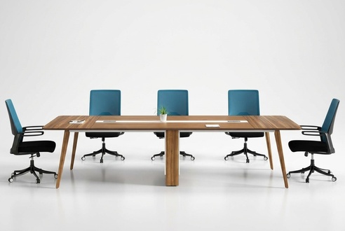 Rectangular designer conference table luxurious desk noble furniture