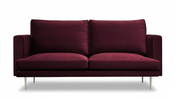Red Sofa Fabric Living Room Design Couches Upholstered Sofas Couch Three-Seater Furniture