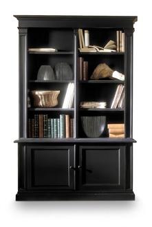 Shelf partition wall shelves sideboard showcase wood luxury Italian furniture solid