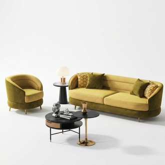 Relax Seat Design Couch Lounge Sofas Textile Sofa 3 Seater Three Seater Velvet