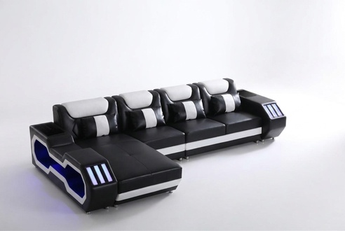 Relax Couches L Shape Sofa Couch Set Illuminated Living Landscape Sofas