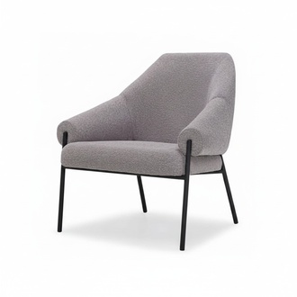 Recliner Armchair Sofa Upholstered Armchair Couch Lounge Office Hotel Club Gray