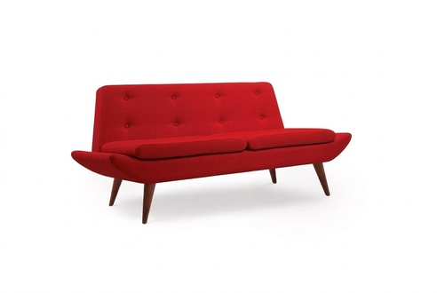 Red Two Seater Study Furniture Designer Luxury Sofa Furniture