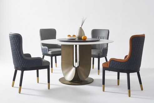 Round Column Tables Design Table Round Stone Furniture Dining Room Dining Tables Modern