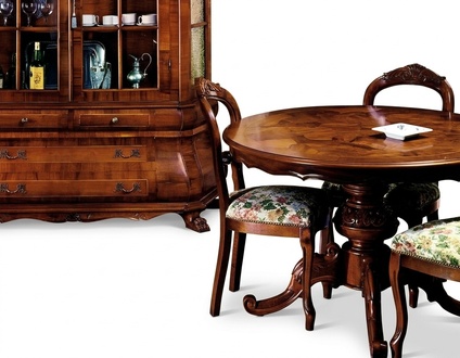 Round Dining Table Dining Table Extendable Tables Luxury Wood Italian Furniture