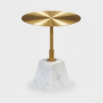 Round high quality metal side table Stylish coffee table design