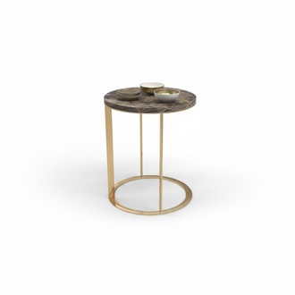 Round marble side table designer coffee table living room table new