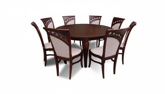 Round Meeting Table 8 ChairsTable Round Wooden Table Round Conference Table