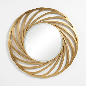 Round Mirror Hanging Mirror Wood Modern Wall Mirror Mirror Design 90x90
