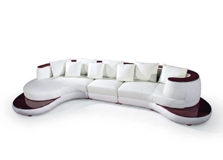 Round sofa with USB Sofa Couch Round Upholstered Sofas Set Corner Sofa Seat Round New
