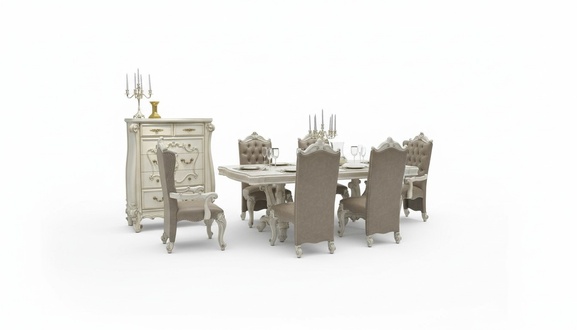 Royal Dining Table Wood Classic Tables Baroque Rococo Dining Wood
