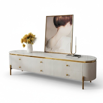 Design Sideboard TV Wall High Gloss Low Board Luxury Dresser Cabinet Premium