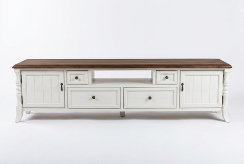 Design Sideboard TV Wall Country House Style Low Board Luxury Drawers Cabinet New