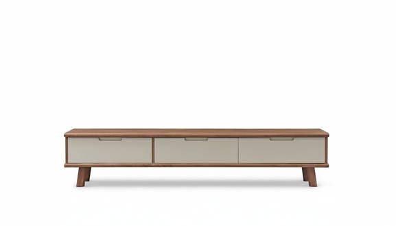 RTV Side Low Board Living Room Cupboard Chests of Drawers Wall Shelf Wood