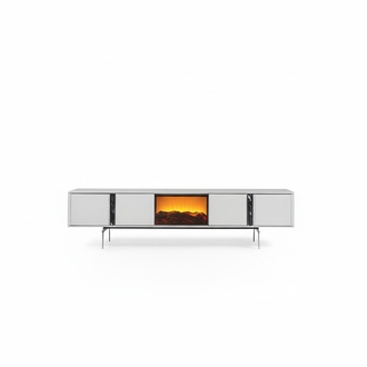 rtv sideboard with fireplace tv tv stand furniture luxury lowboard 240cm